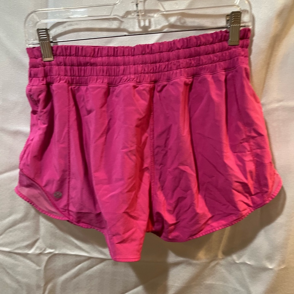 Lululemon hot pink shorts